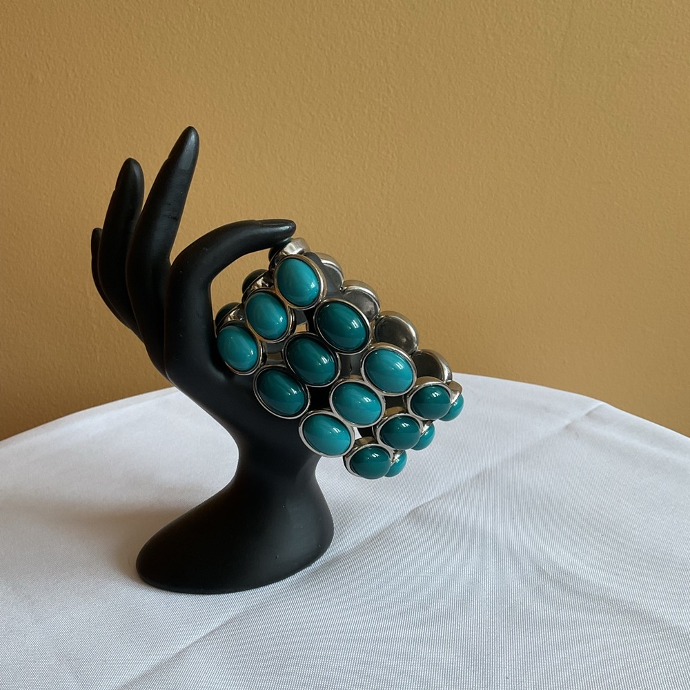Elegant Teal Cuff Bracelet